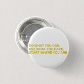 Begin waar je bent ronde button 3,2 cm (Voorkant /achterkant)