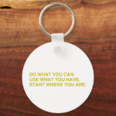 Begin Waar Je Bent Sleutelhanger (Voorkant)