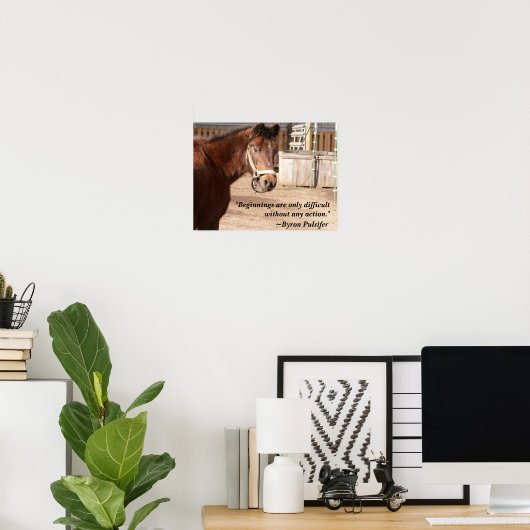 Beginend Poster (Thuiskantoor)