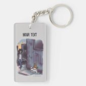 Begingstaart Sleutelhanger (achterkant)