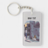 Begingstaart Sleutelhanger (Voorkant)