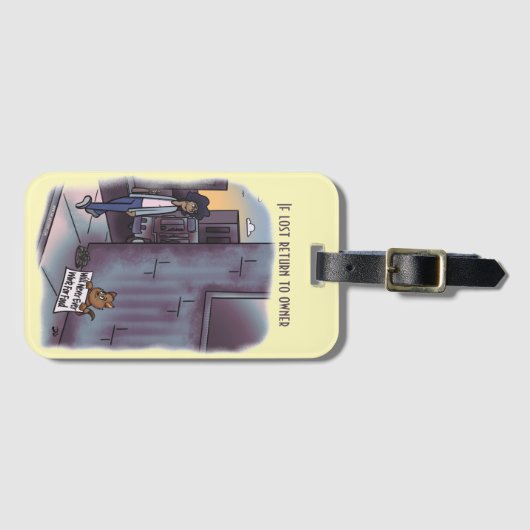 Begingstat Bagagelabel (Voorkant (horizontaal))