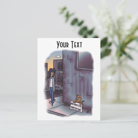 Begingstat Briefkaart (Staand voorkant)