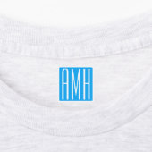 Beginletter Monogram | Meerdere Felle Kleuren v2 Labels (Aangebracht)