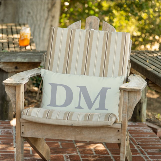 Beginletters moderne letters Minimaal stijl salieg Buitenkussen (Stoel)