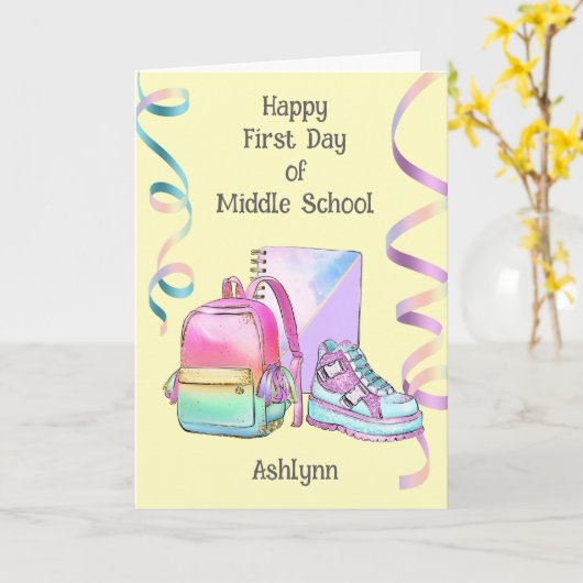 Beginnen met het stimuleren van de middelbare scho kaart (Gele Bloem)