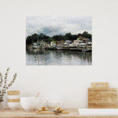 BEGINNEN ONDER $20 -Boten op een bewolkte dag Esse Poster (Keuken)