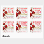 Beginnen te lijken op Kerstmis Custom Vierkante Sticker (Vel)