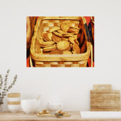 BEGINNEND ONDER $20 - Ginger Snap Cookies in mandj Poster (Keuken)