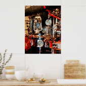 BEGINNEND ONDER $20 Lantaarn & Gauges op Brandweer Poster (Keuken)