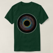Beginnend psychedelisch kunstwerk t-shirt (Design voorkant)