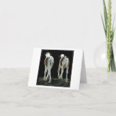 "Beginnende lijn dansen" Foal Kaart (Voorkant)