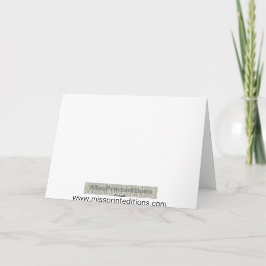 Beginnende School Kaart (Achterkant)