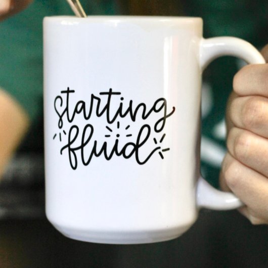 Beginnende Vloeibare Grappige Moeder Koffie Mok