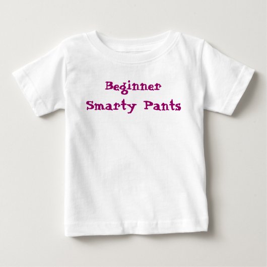 Beginner Smarty Pants Citaat (Voorkant)