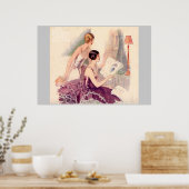 Beginners circa 1920's Vintage Poster (Keuken)