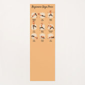 Beginners Yoga Oefeningen Instructie  Yogamat (Voorkant)