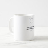 Beginnersmentaliteit — Zen koffiemok (Voorkant links)