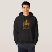 Beginning Of Autumn Fall Teacher Sunflower Hello 4 Hoodie (Voorkant volledig)