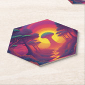 Beginning of The Fall Art Kartonnen Onderzetters (Schuin)