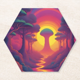 Beginning of The Fall Art Kartonnen Onderzetters