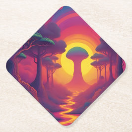 Beginning of The Fall Art Kartonnen Onderzetters