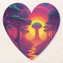 Beginning of The Fall Art Kartonnen Onderzetters