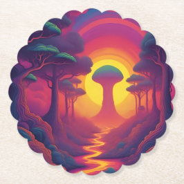 Beginning of The Fall Art Kartonnen Onderzetters