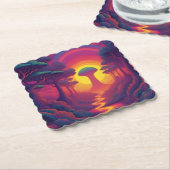 Beginning of The Fall Art Kartonnen Onderzetters (Gebogen)