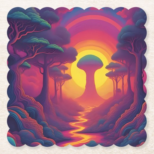 Beginning of The Fall Art Kartonnen Onderzetters (Voorkant)