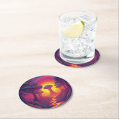 Beginning of The Fall Art Ronde Kartonnen Onderzetter (Insitu)