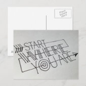 Beginpunt Briefkaart (Voorkant / Achterkant)
