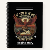 begins story notitieboek (Voorkant)