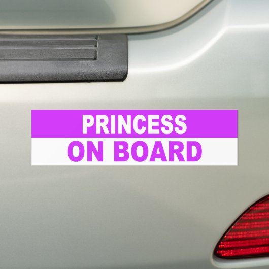 BEGINSEL AAN BOORD BUMPERSTICKER (Op auto)