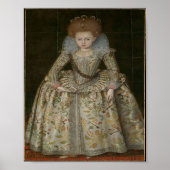 BEGINSEL ELIZABETH (1596-1662) POSTER (Voorkant)