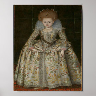 BEGINSEL ELIZABETH (1596-1662) POSTER