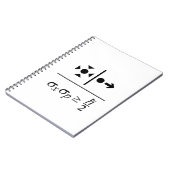 Beginsel van onzekerheid van Heisenberg Notitieboek (Linkerzijde)