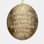 Beginselen REIKI Usui Keramisch Ornament (Links)