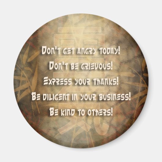 Beginselen REIKI Usui Magneet (Voorkant)