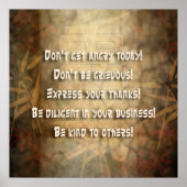 Beginselen REIKI Usui Poster (Voorkant)