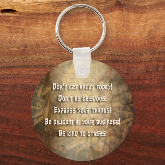 Beginselen REIKI Usui Sleutelhanger (Voorkant)