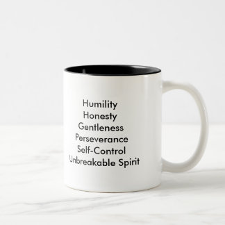 Beginselen van Choi Kwang Do Tweekleurige Koffiemok