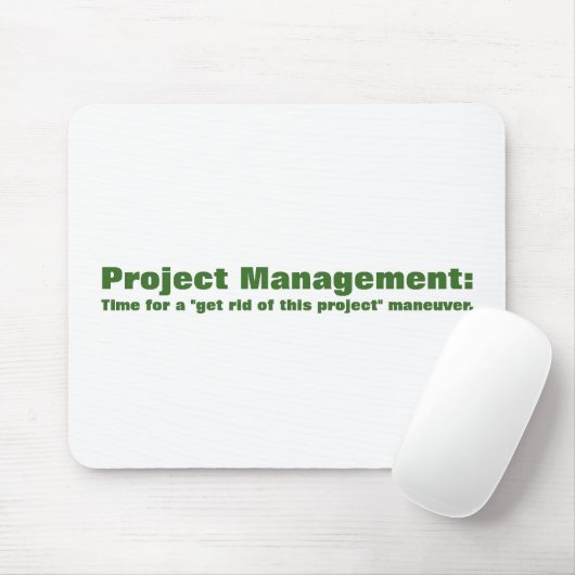 Beginselen van projectbeheer muismat (Met muis)