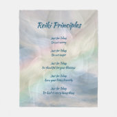 Beginselen van Reiki Fleece Deken (Voorkant)