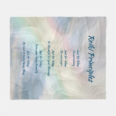 Beginselen van Reiki Fleece Deken (Voorkant (Horizontaal))