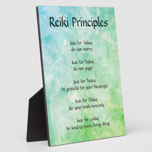 Beginselen van Reiki Fotoplaat (Zijkant)