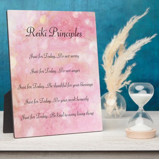 Beginselen van Reiki Fotoplaat (Zijkant)