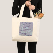 Beginselen van Reiki Grote Tote Bag (Voorkant (product))