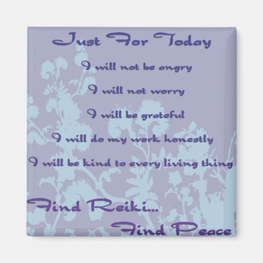 Beginselen van Reiki Magneet (Voorkant)