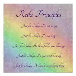Beginselen van Reiki Perfect Poster